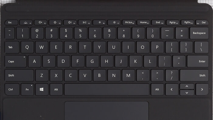 Surface Go keyboard